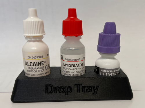 Eye Drop Bottle Tray x3